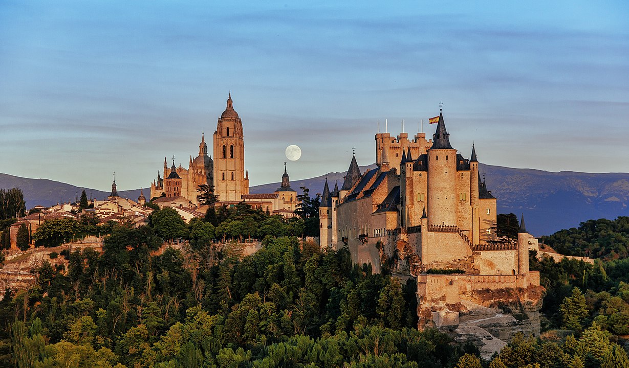 Die alte Königsresidenz Segovia