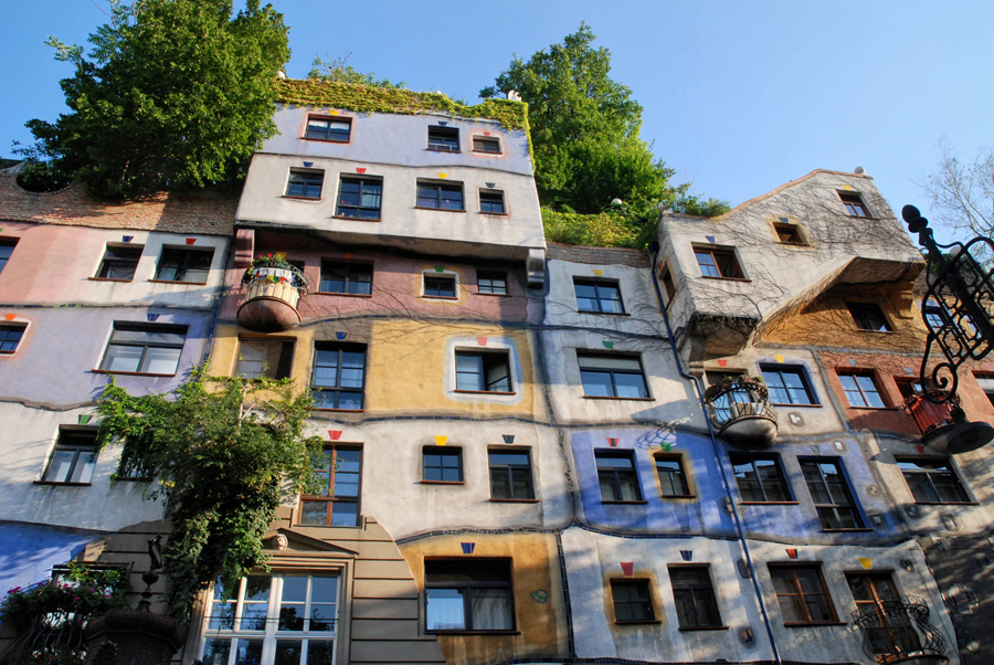 Das Hundertwasser-Krawina-Haus in Wien